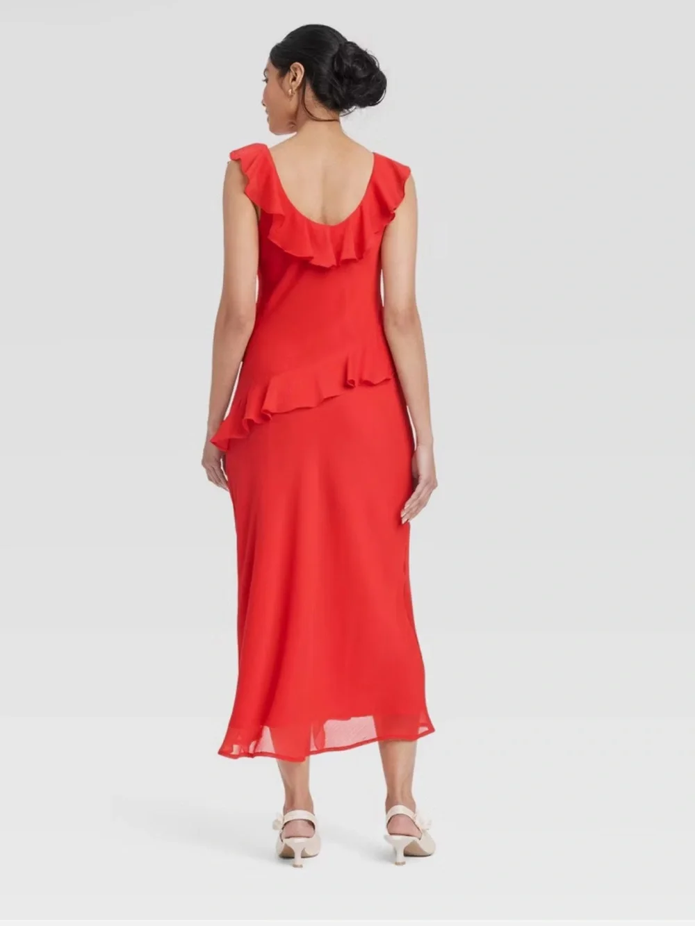 A New Day Women's Ruffle Slip Dress